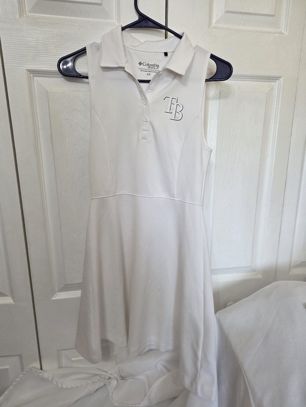 Columbia Golf White Polo Shirt Dress Womens